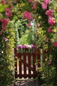 Bagsiden af blomsterboden